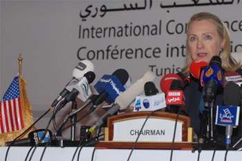 Pékin ne peut pas accepter les critiques de Clinton sur la Syrie